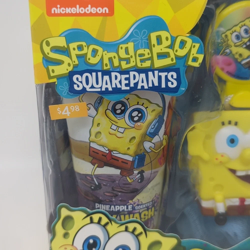 New SpongeBob SquarePants Soap & Scrub Set